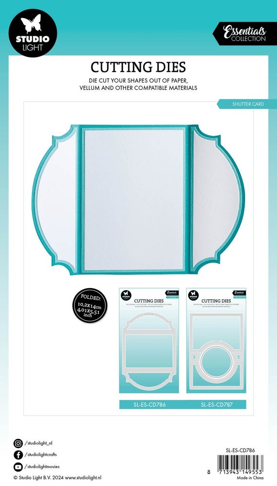 Studio Light Essentials Cutting Die-Nr. 786, Shutter Card Shape