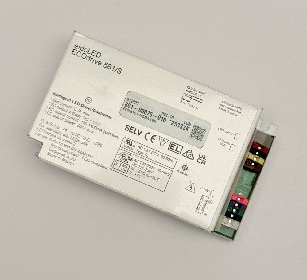 eldoLED ECOdrive 561/S, 801-00076-016 INTELLIGENT LED DRIVER/CONTROLLER
