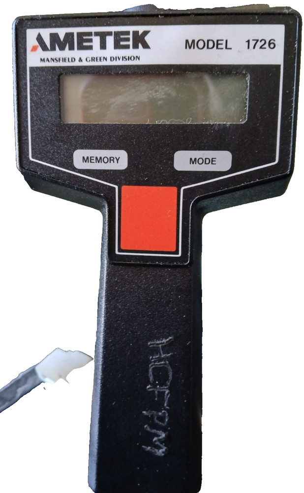 AMETEK 1726 Digital Display Measurement Unit w/ Memory & Mode Buttons