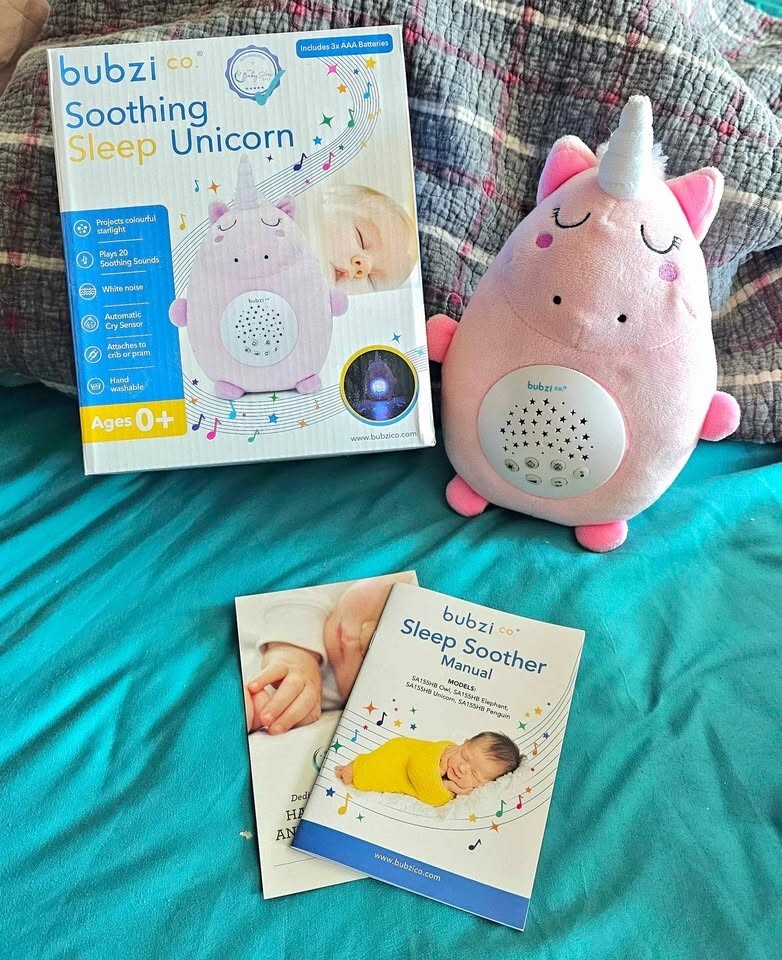 Unicorn Baby Sound Machine Night Light Projector