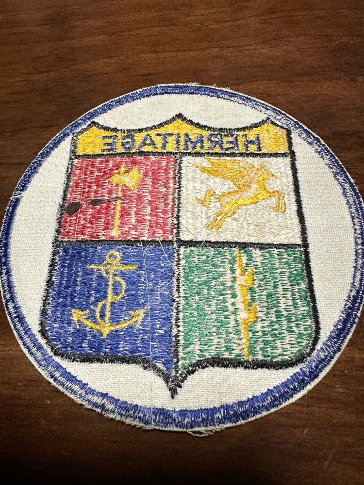 Vintage US Navy USS Hermitage LSD-34 Ship Patch