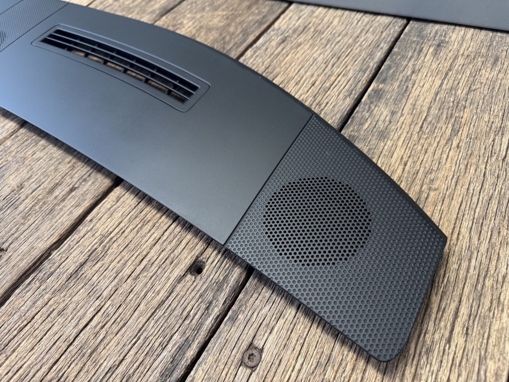 08-14 Dodge Challenger Dash Defrost Upper Trim Panel OEM Grille Dark Gray