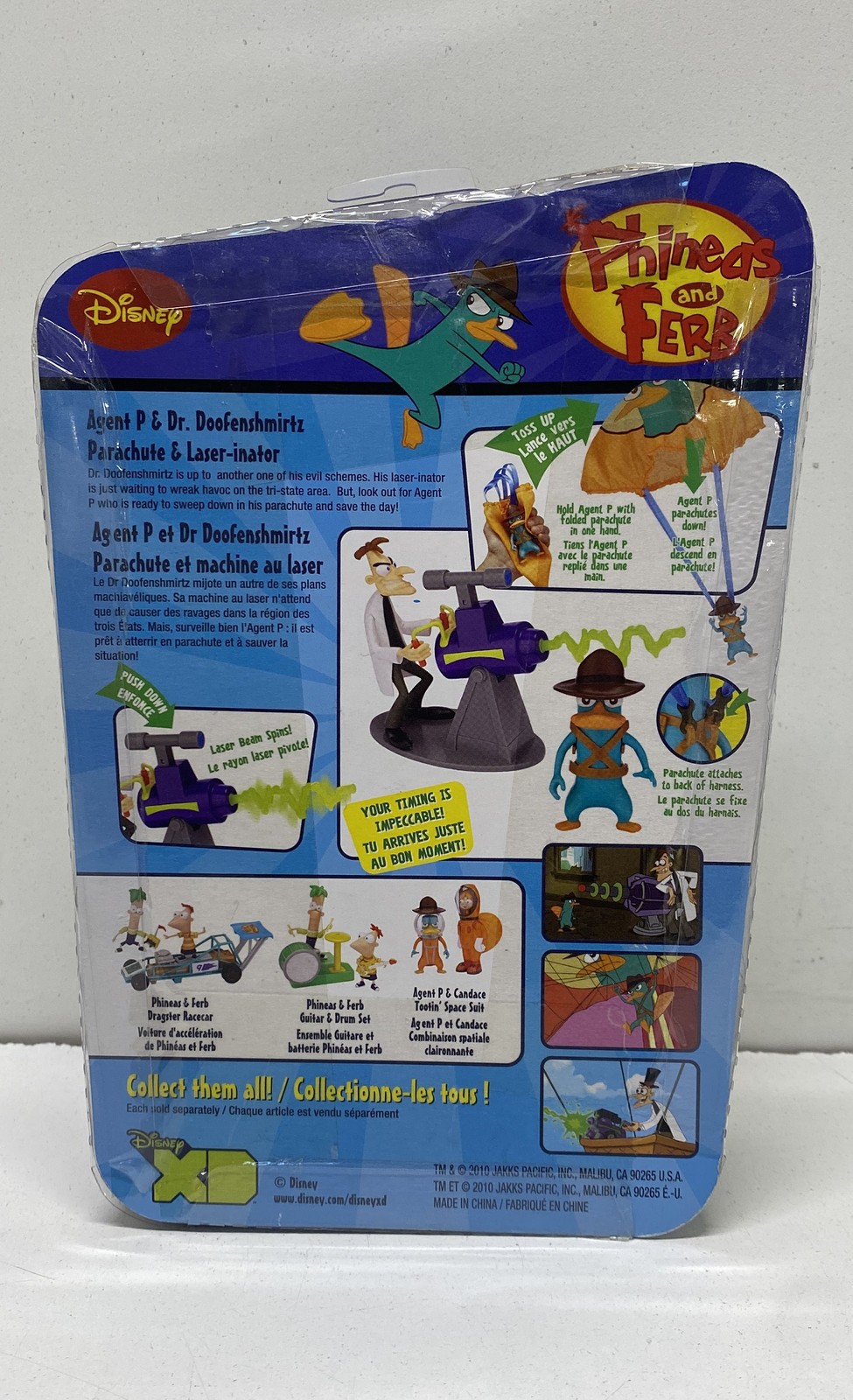 Phineas and Ferb Agent P & Dr. Doofenshmirtz Disney / Plastic Action Figure Set
