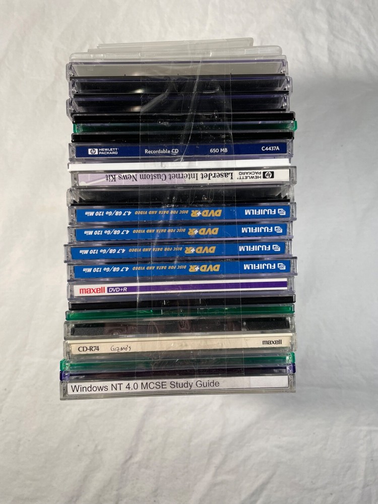 CD DVD Disc Storage Cases 26 Single