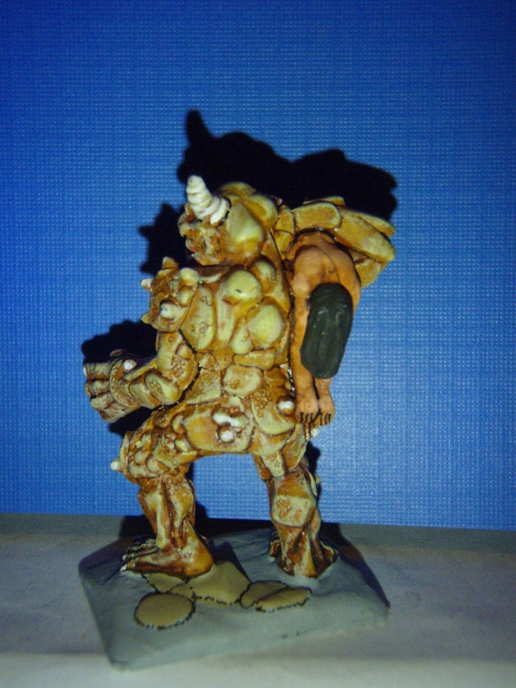 Pulp Troll figure with woman.