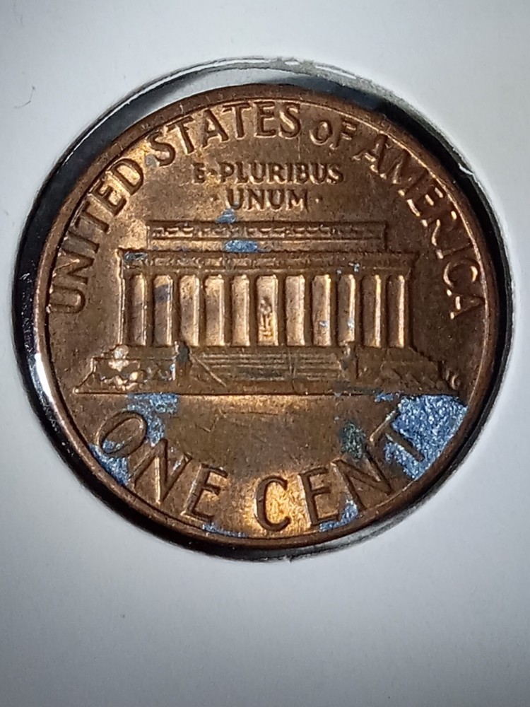 1983 Denver Lincoln Cent With Silver Fragment Error!!!