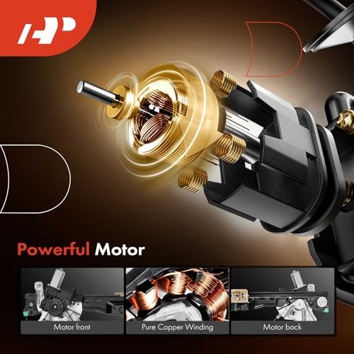 Power Window Regulator with Motor Side Compatible with Buick Front Driver