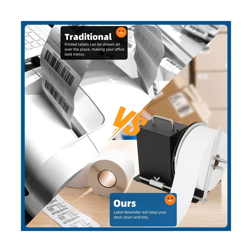 Automatic Label Rewinder Machine, Update Label rewinder Supports Any Size by ...