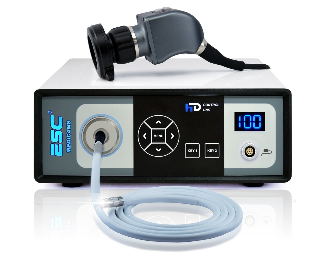 Endoscopy Camera & Cold LED Light Source HD USB ENT Medical Endoscope with fiber