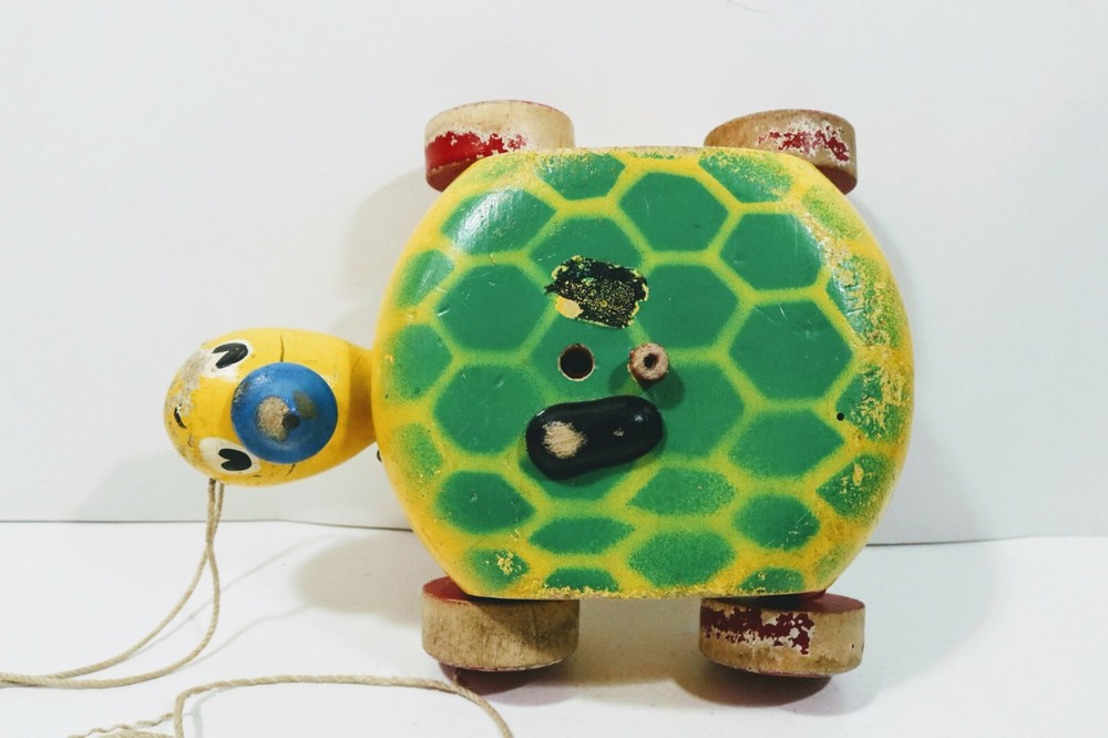 Vintage Pull Toy Turtle from Red Robin