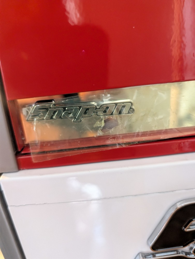 snap on micro Roll Cab tool box Fan Art Red