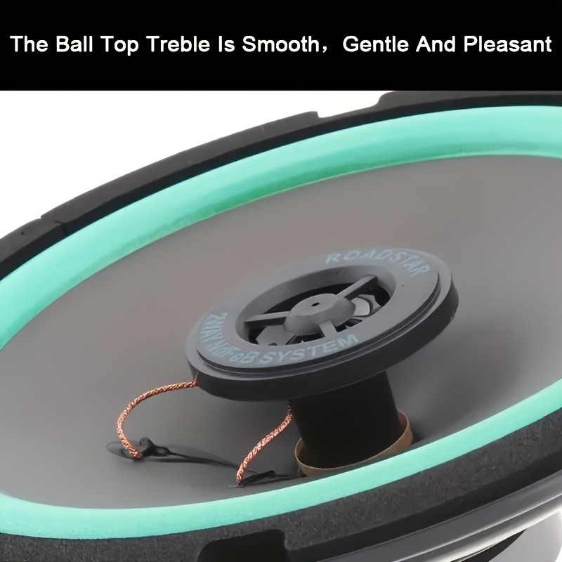 Two 6.5Inch 160W Coaxial Car Audio Speakers 2 Way HIFI Stereo Sound Door Speaker