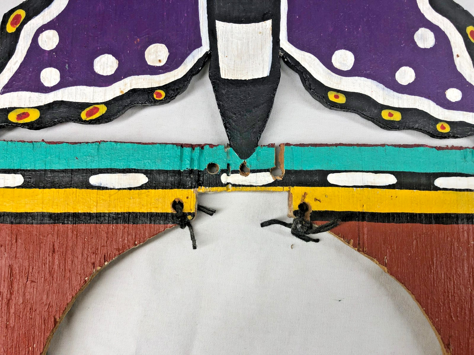 GREAT OLDER ORIGINAL HOPI MADE TABLITA 16" TALL X 14" ACROSS