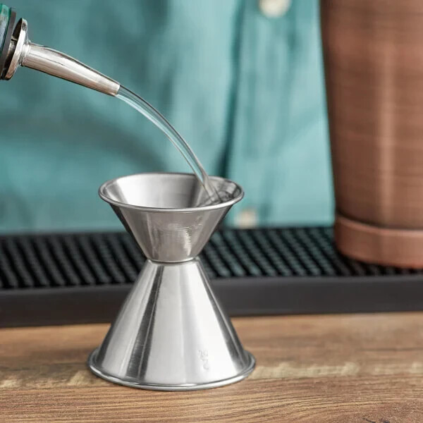Acopa 1 oz. & 2 oz. Stainless Steel Classic Jigger