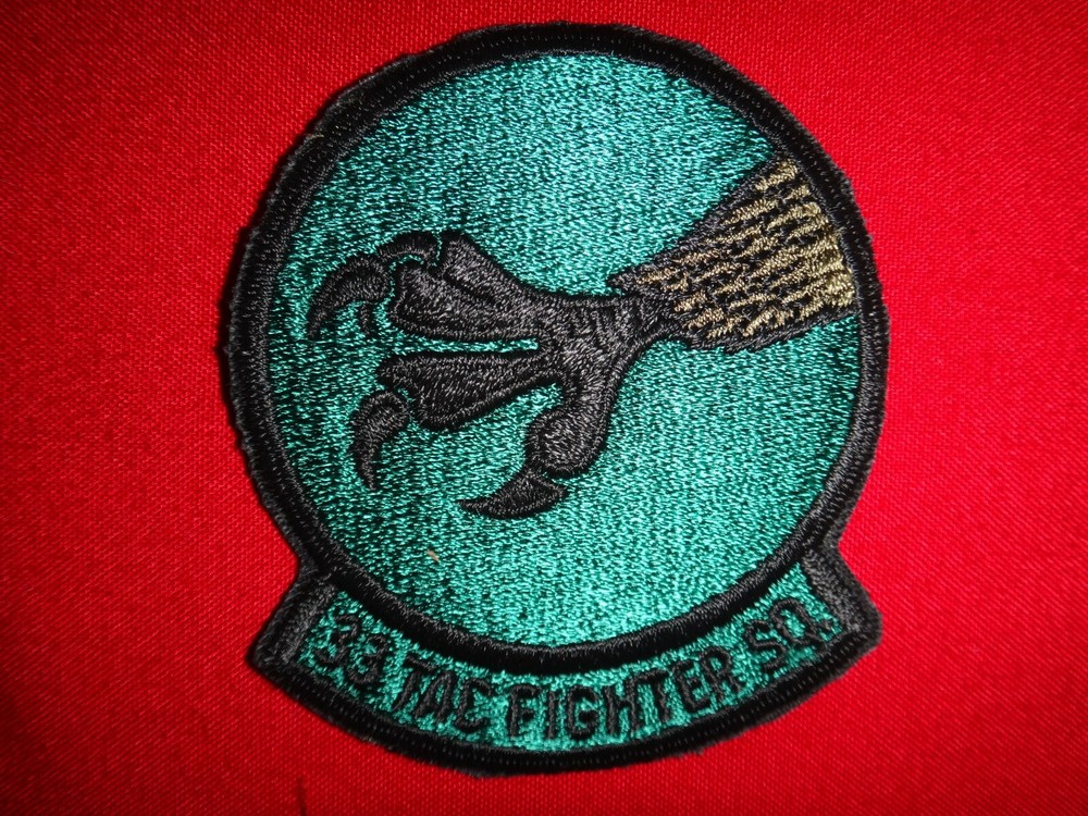 Vietnam War USAF 33rd TACTICAL FIGHTER Squadron Subdued Patch