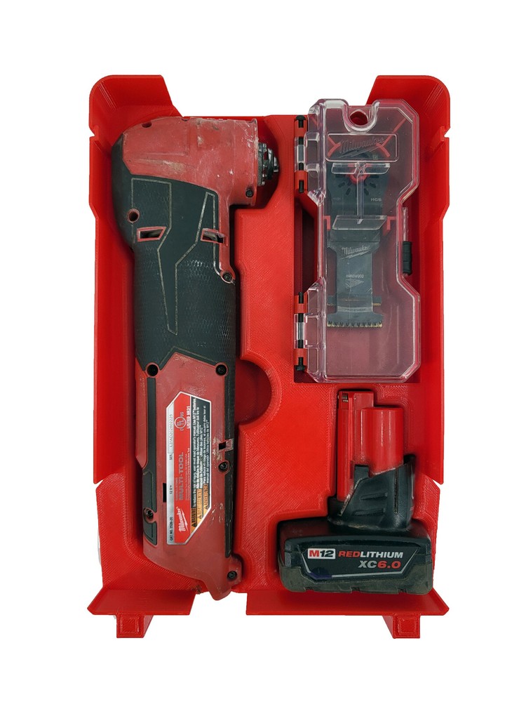 Milwaukee Packout Compact Compatible M12 Oscillating Multi Tool Tray Insert