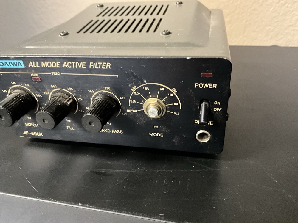 Daiwa AF-606K All Mode Active Filter for HAM Radio Nice Shape Untested Recently