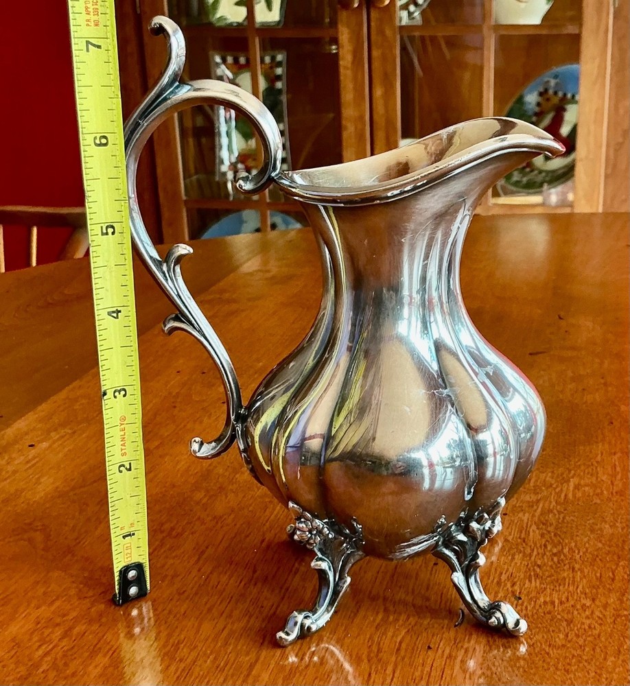 Vintage Reed & Barton Winthrop Silverplate Tea & Coffee Service, 4 Piece + Tray