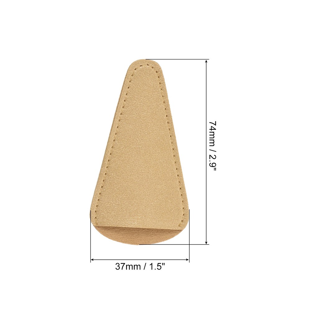 3pcs PU Leather Scissors Sheath Cover Protector Portable Collect Bag