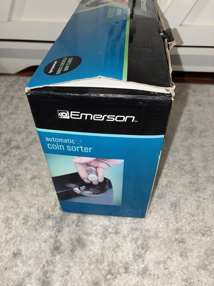 Emerson Automatic Coin Sorter w/ Wrappers & Box Untested