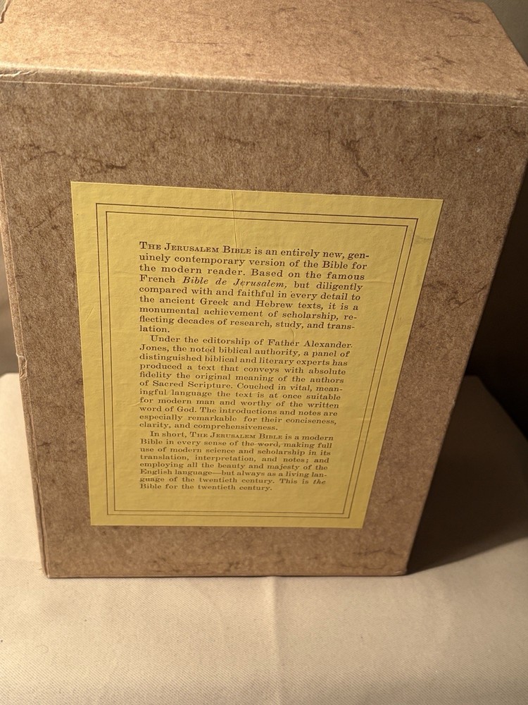 The Jerusalem Bible First Edition