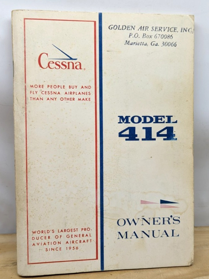 Cessna Model 414 Owner's Manual