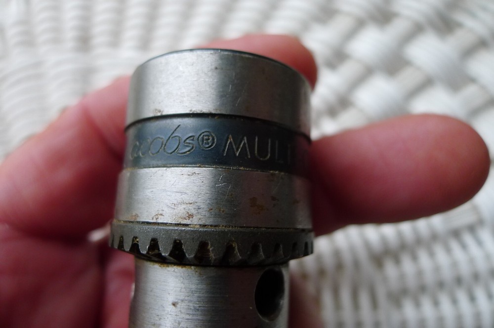 2 DRILL CHUCKS, 3/8" JACOBS & CRAFTSMAN 3/8 - 24 THREAD