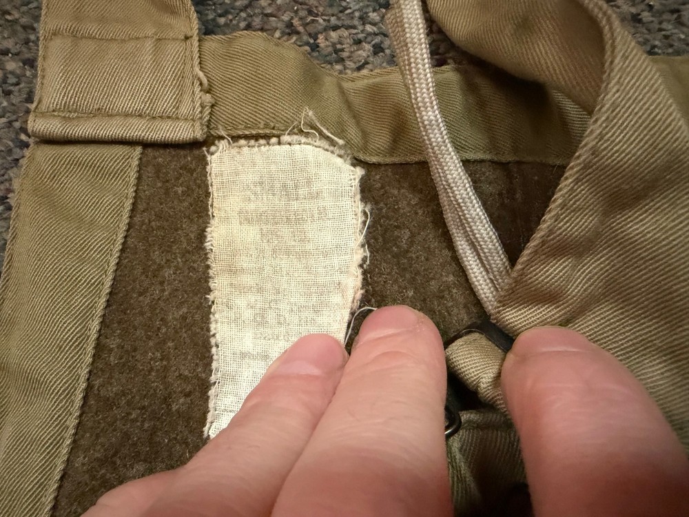 ORIGINAL WWII US ARMY TANKER TANK BIB OVERALLS COVERALLS-SMALL