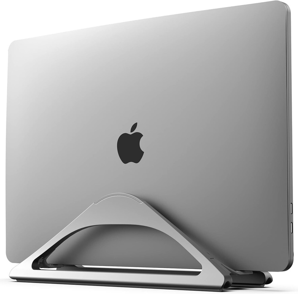 HumanCentric Vertical Laptop Stand for Desks (Space Gray) | Adjustable