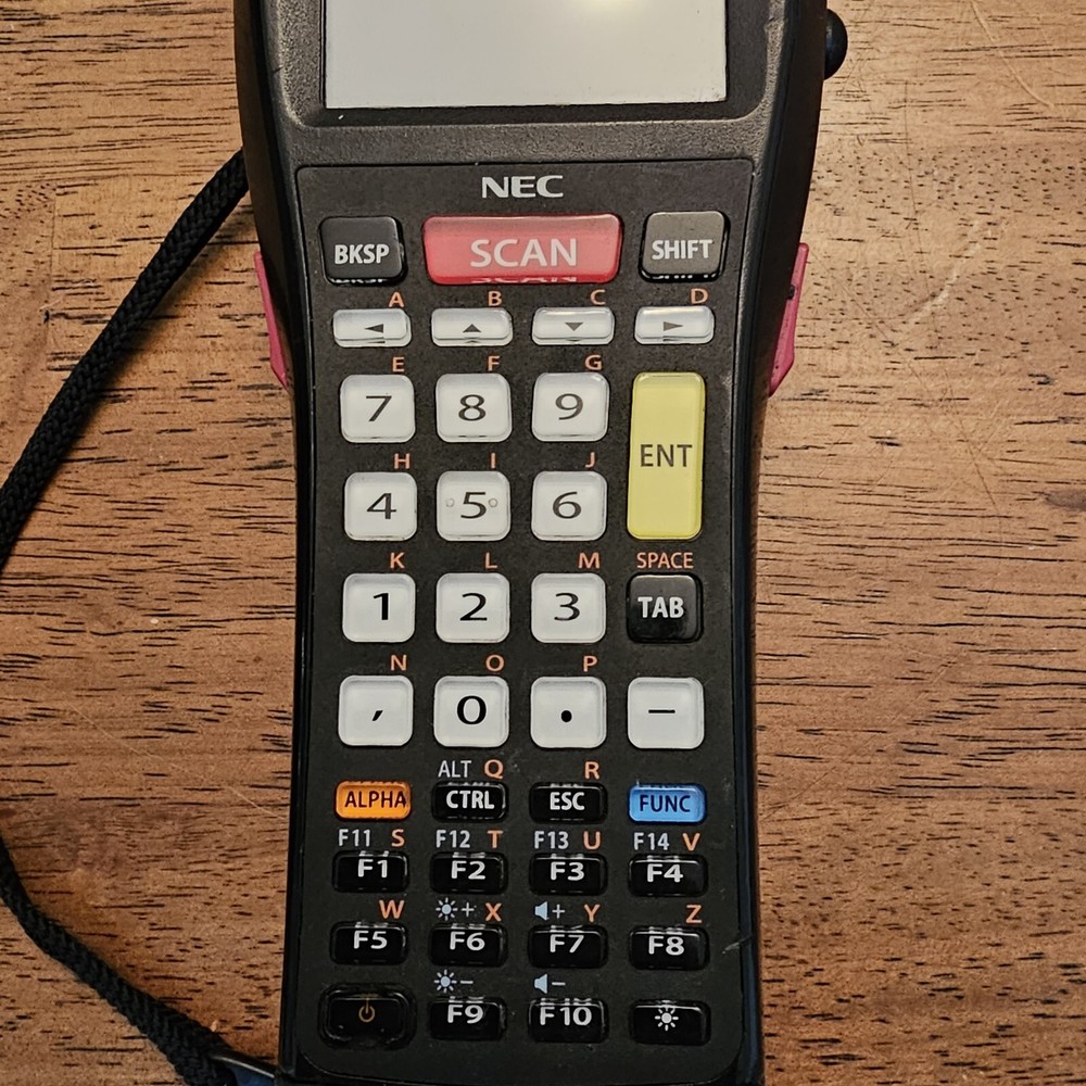 NEC Handheld Terminal Scanner Model S1635-01B with Battery (UNTESTED)