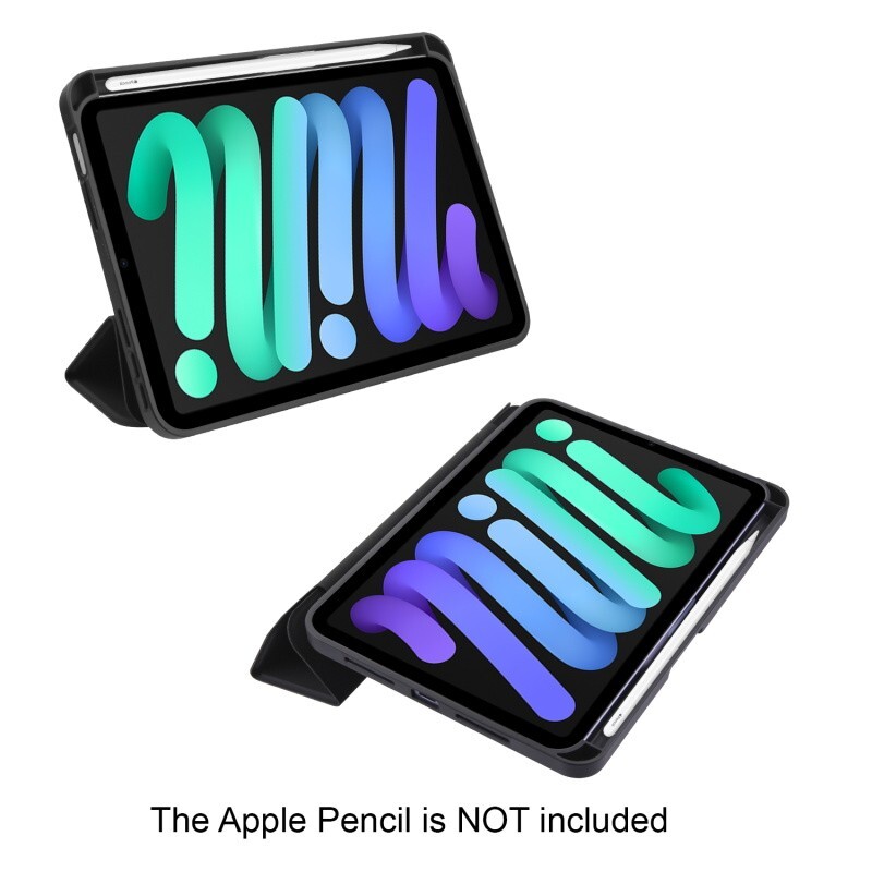 iPad Mini 7 A17 Pro Case, iPad Mini 7th/6th Generation Case with Pencil Holder
