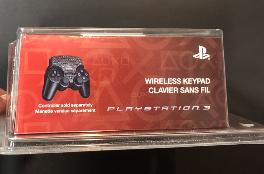 Official Sony PS3 Controller Attachment [ Wireless Keypad ] NEW