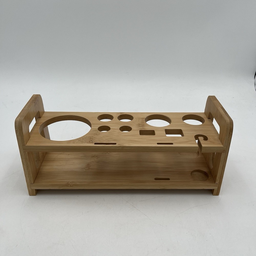 Bartender Kits Bamboo Storage Stand Bottle Rack Barware Drinkware Set Cocktail