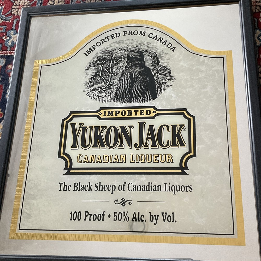22x19 Yukon Jack Bar Mirror