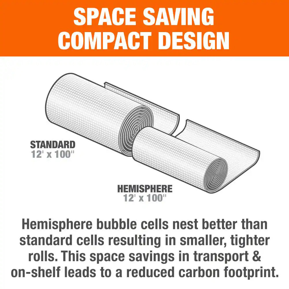 24 In. X 90 Ft. Clear Bubble Cushion