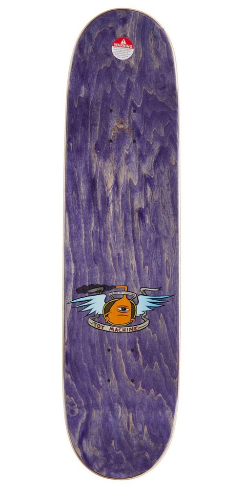 Toy Machine Skateboard Deck Devil Cat Black 8.38