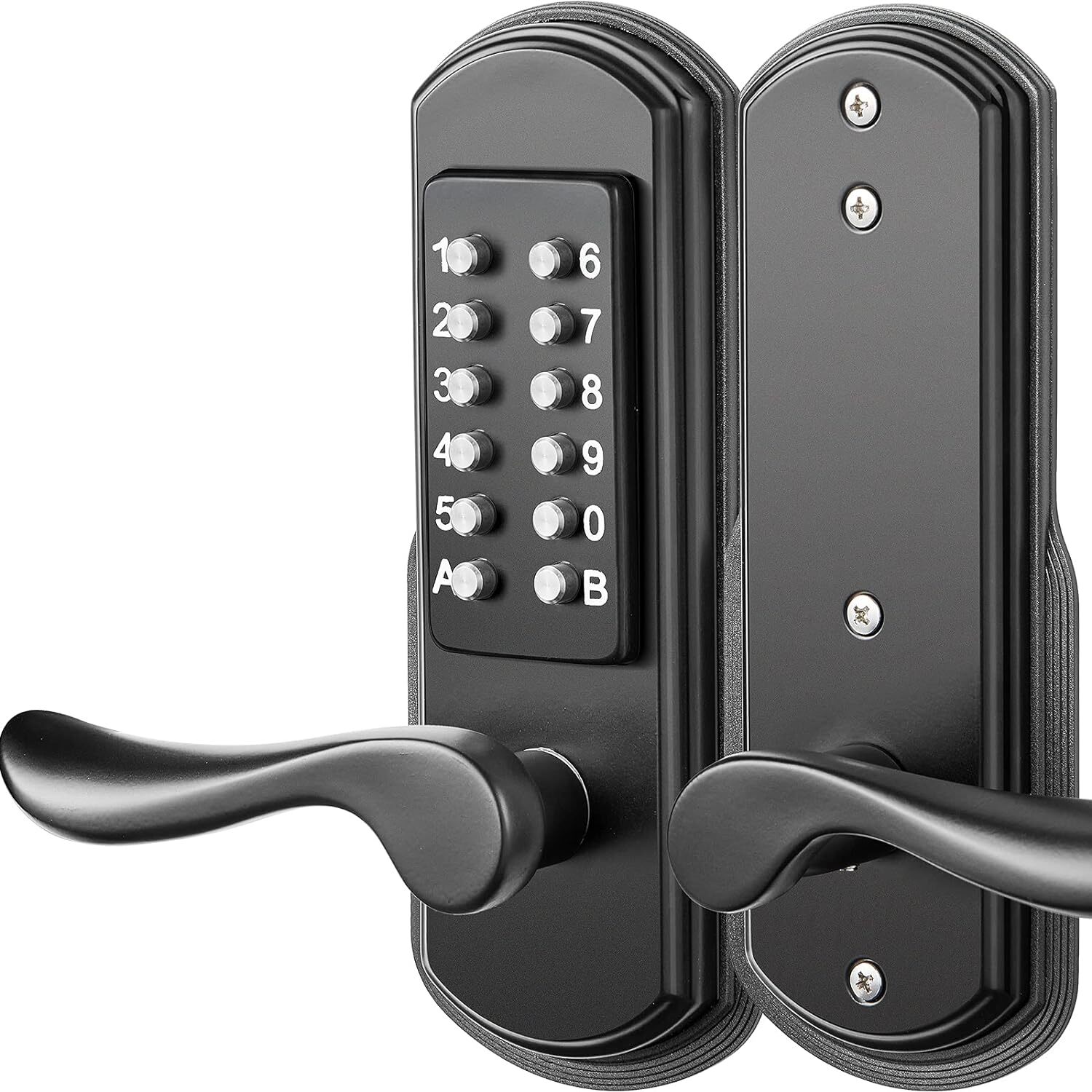 Keyless Entry Keypad Door Lock Mechanical With Keypad&Handle Stainless Steel 304