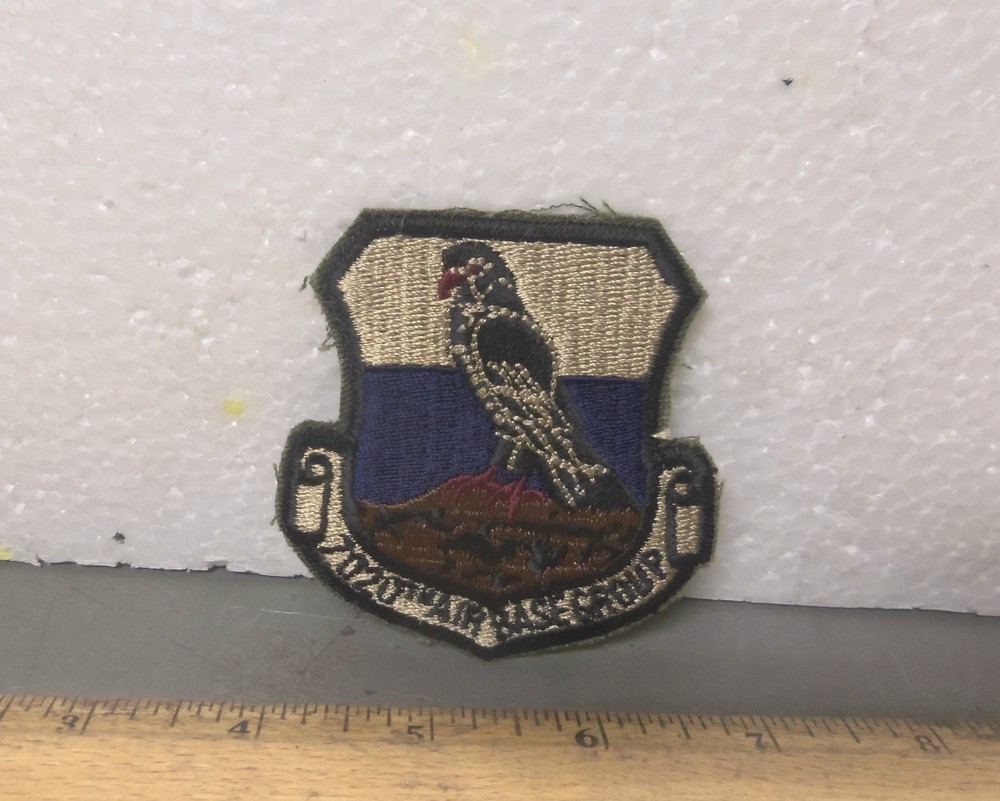 US Air Force 7020th Air Base Group Subdued Embroidered Patch