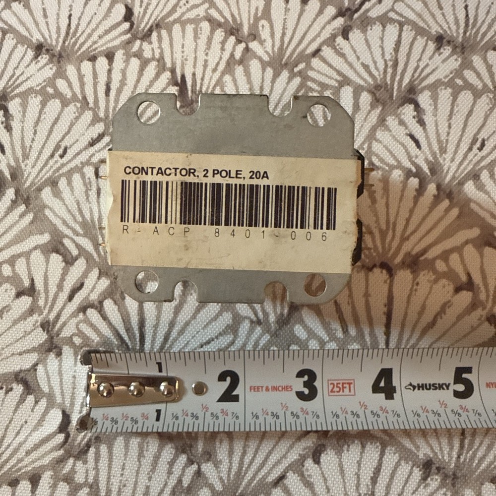 Square D 8910DP32V14 30A 2P 24V~ Open Definite Purpose Contactor