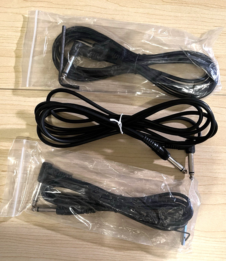 Amazon Basics Inst. Cable 10' Straight to Angle Exc.Cond. + Extra Cables As Is