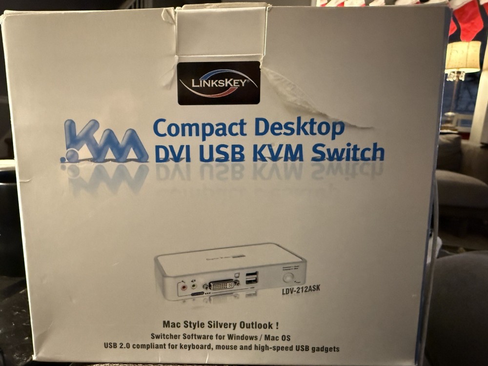 Broadtech Linkskey (LDV-212ASK) 2-Ports External KVM / audio / USB switch
