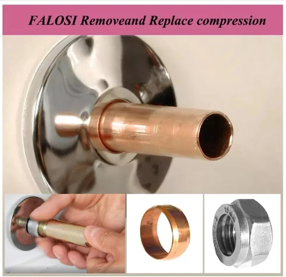 Plumbing Tools Compression Ring Removal Tool for Sleeve Puller Remover 1/2-Inc