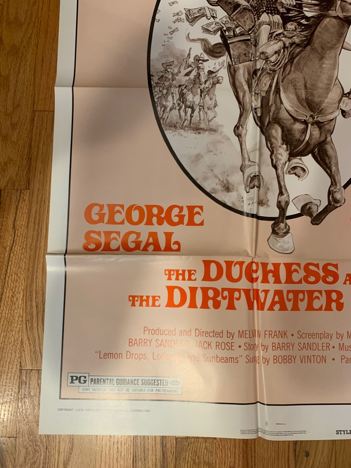 Original Movie Poster-The Duchess and the Dirtwater Fox- Hawn Segal 1976