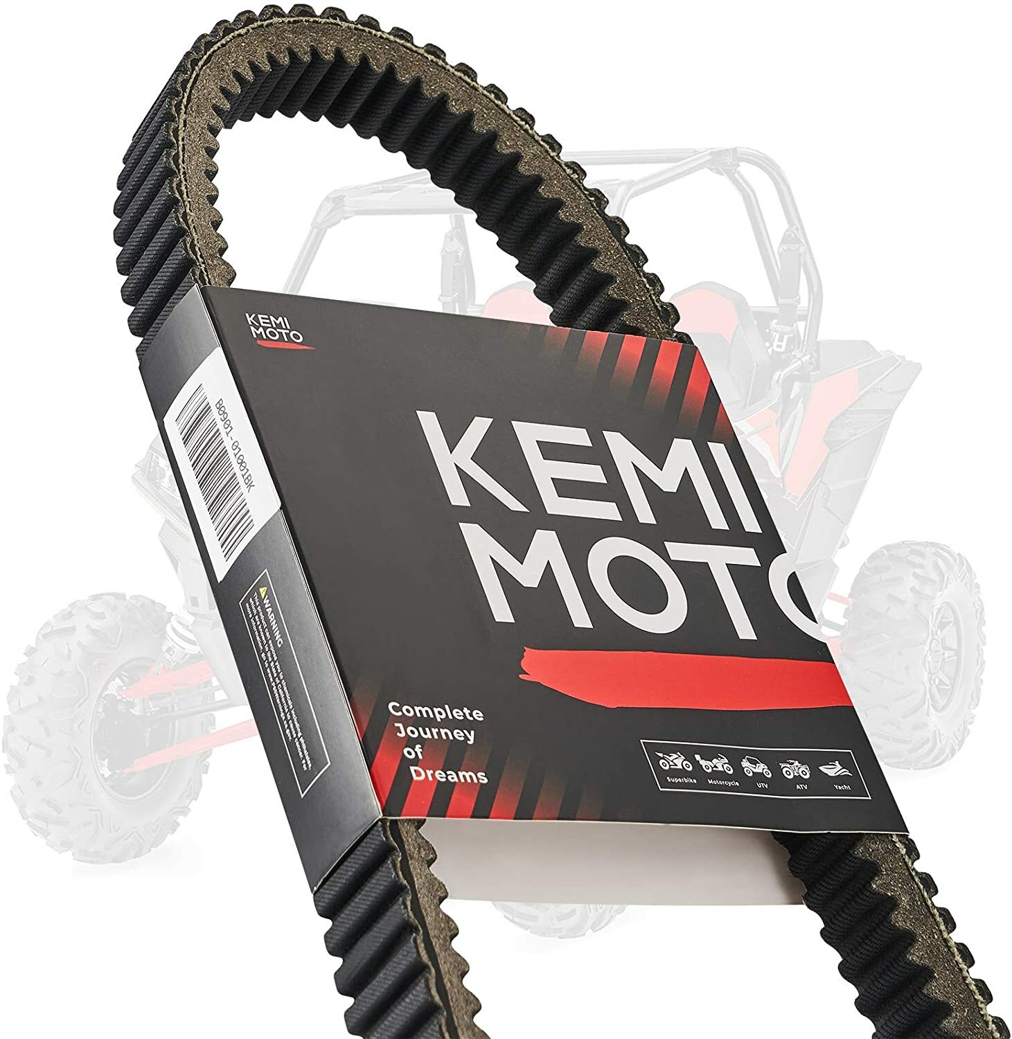 KEMIMOTO Transmission Drive Belt 422280652 for Can Am Maverick X3 Turbo 2018-22