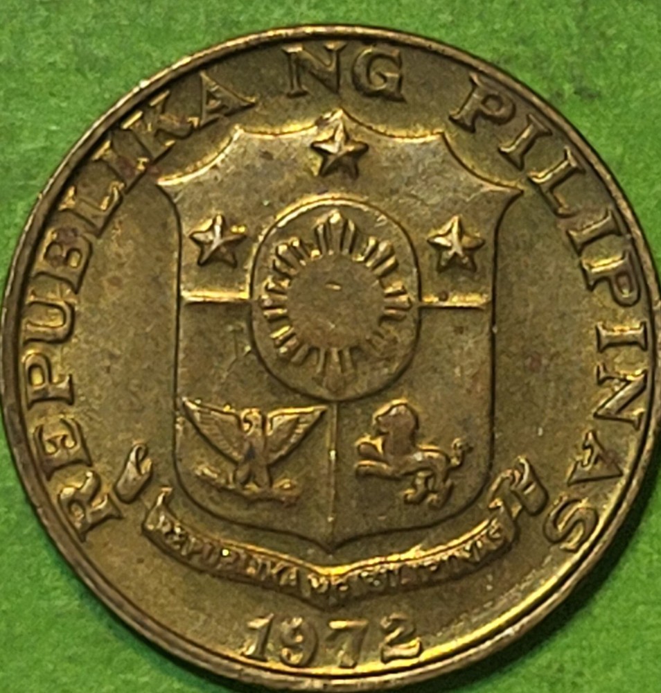 1972 Philippines 5 Sentimos Free Shipping