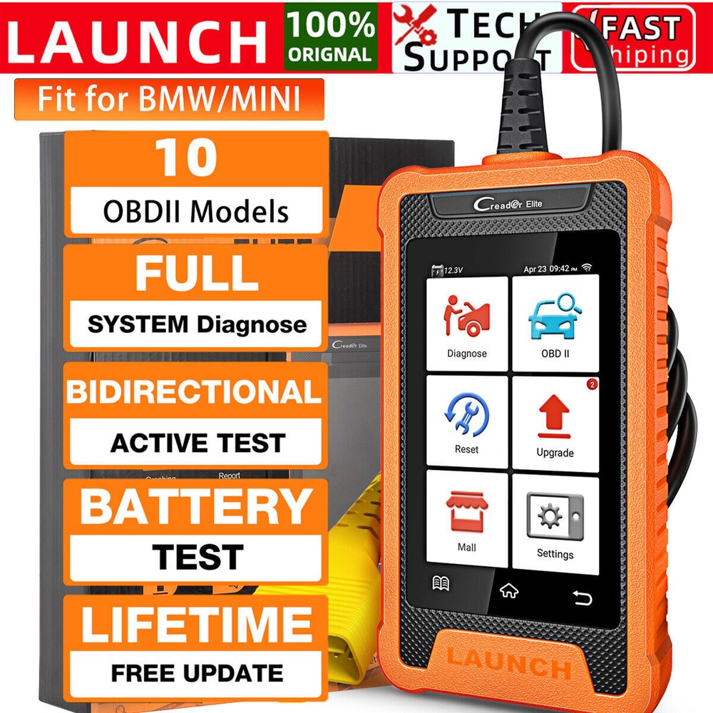LAUNCH Creader Elite for BMW Full Systems Diagnostic Scanner OBD2 Code Reader