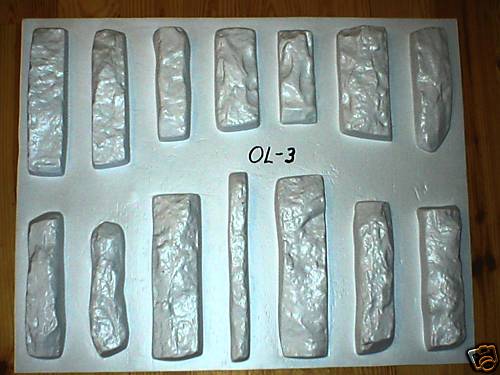 14 Concrete Ledgestone Molds #ODL-03 Make 100s Stone Veneer - Free Next Day Ship