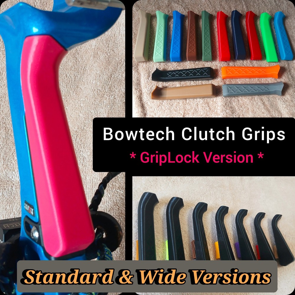 * GripLock Version * Bowtech Clutch Grips - Reckoning Gen 2, Core SS, Proven 34