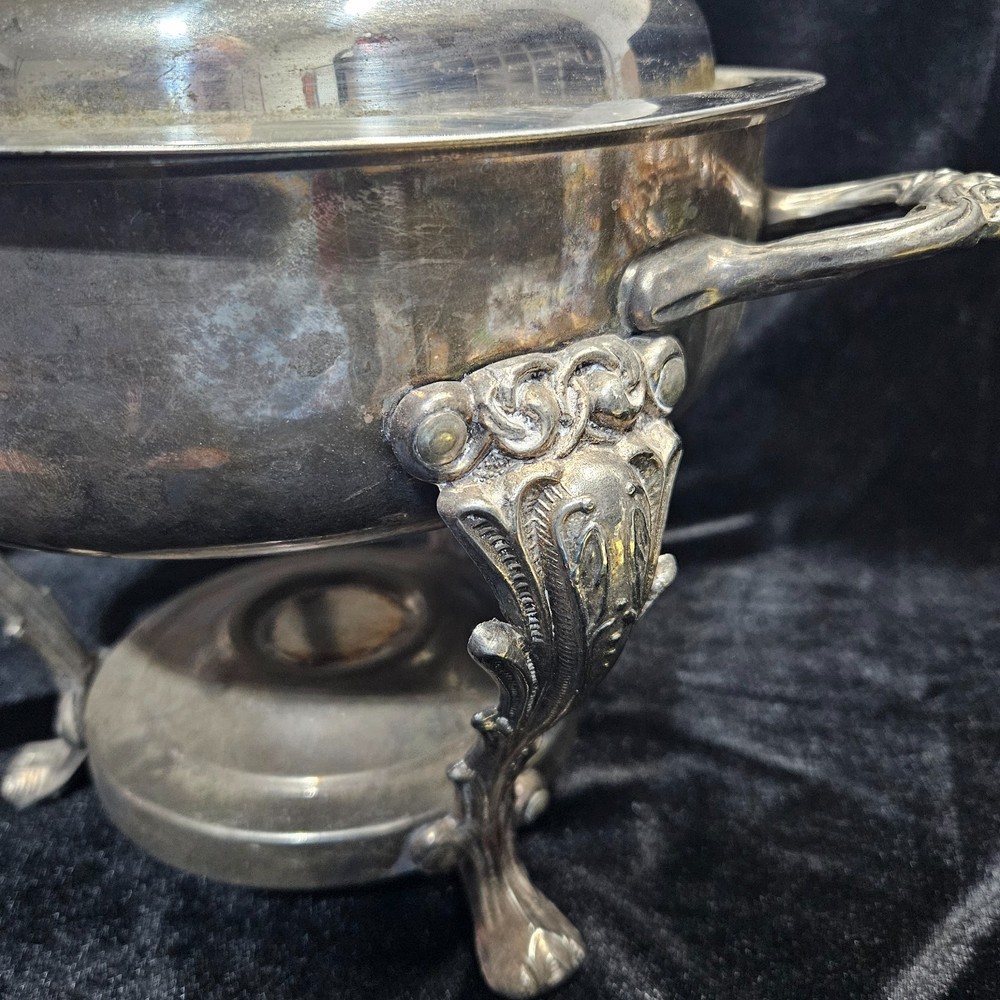 Vintage Silver Plated Chafing Dish