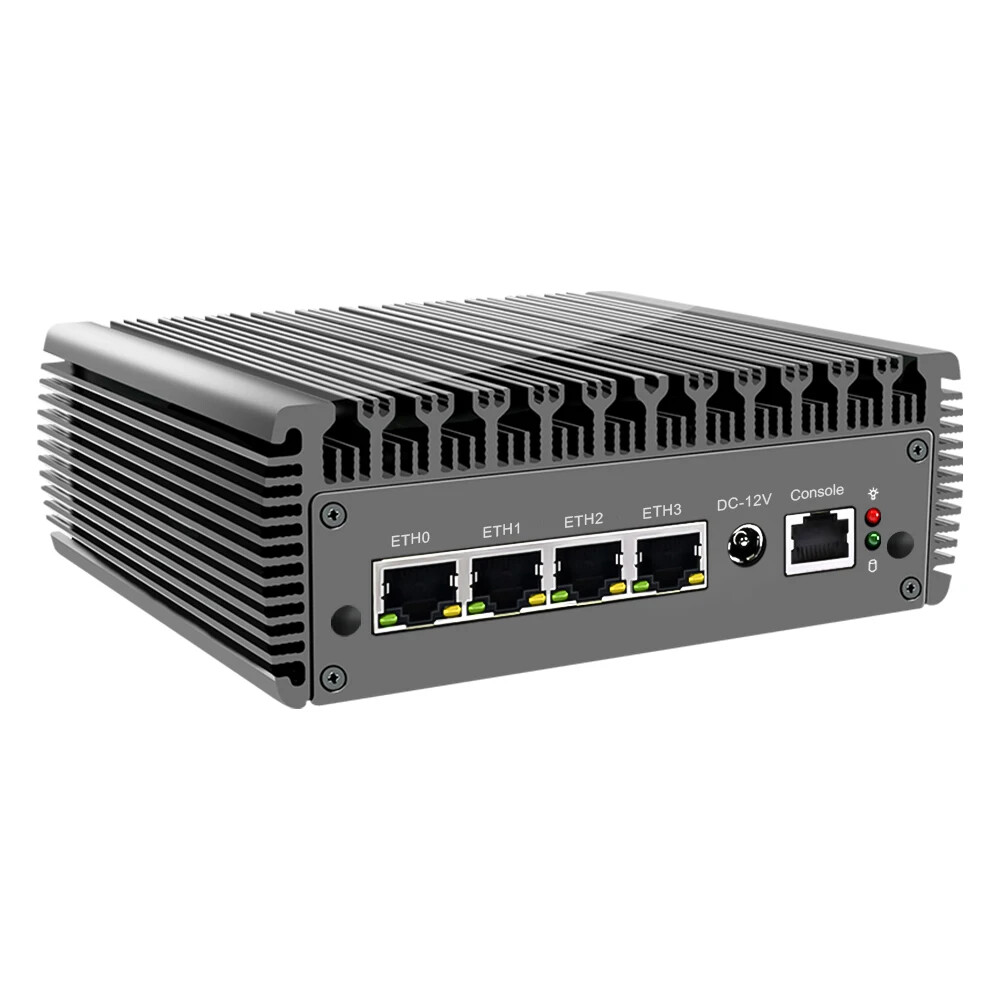 Wholesale Price Router 4 2.5G Network Server Mini PC Industrial Rugged Computer